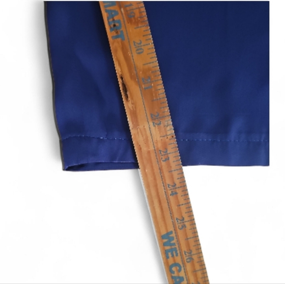 Ellen Tracy 100% Silk Royal Blue Pants Plus Sz 24 Vintage Luxe Holiday Lounge - Picture 14 of 15